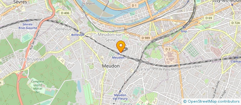 localisation de l'entreprise SYND.COPR. 24 RUE HEDOUIN 92 MEUDON R à MEUDON