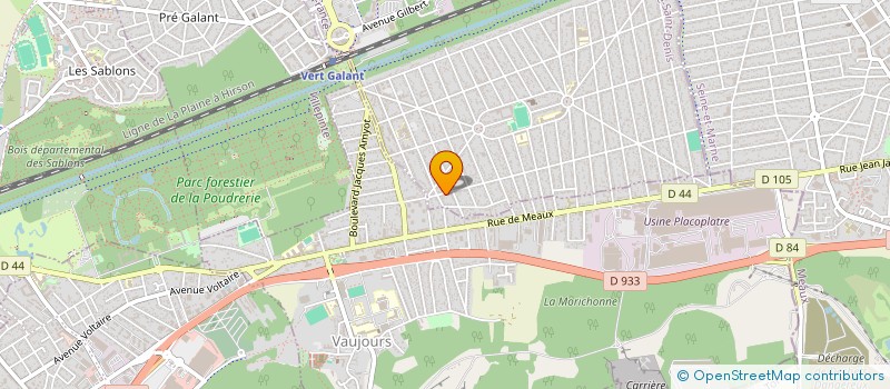 localisation de l'entreprise SYND.COPR. 24 RUE ROGER SALENGRO93 TREMB à TREMBLAY-EN-FRANCE