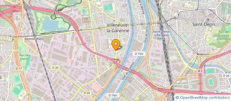 localisation de l'entreprise SYND COPR 242 BD GALLIENI  VILLENEUVE-LA-GARENNE