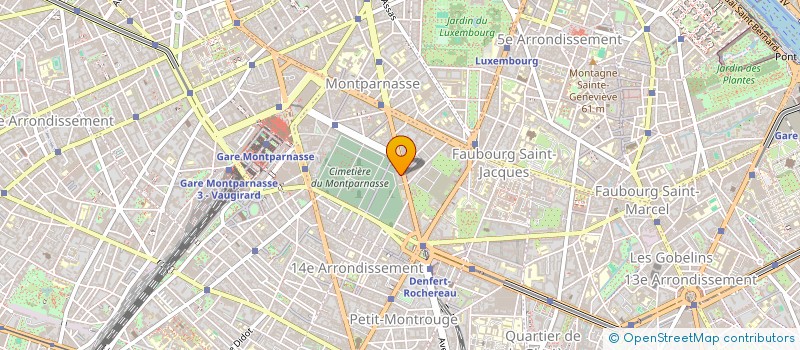 localisation de l'entreprise SYND COPR 244 BD RASPAIL 75014 PARIS  PARIS