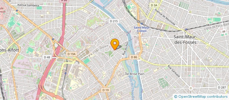 localisation de l'entreprise SYND.COPR. 25 RUE CHERET 94     CRETEIL  CRETEIL