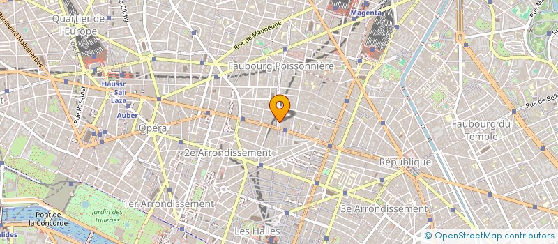 localisation de l'entreprise SYND.COPR. 25 RUE VICQ D AZIR   PARIS 10  PARIS