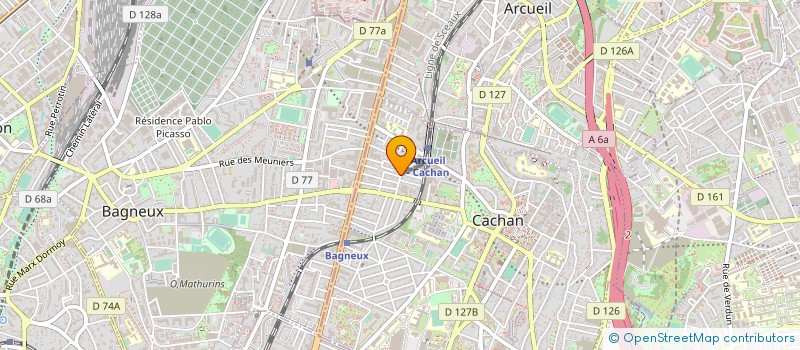 localisation de l'entreprise SYND.COPR.26-28 RUE DE L'ESPERANCE à CACHAN