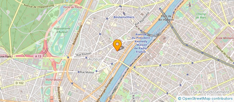 localisation de l'entreprise SYND.COPR. 26 AV PERRICHON      75016 PA  PARIS