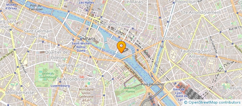 localisation de l'entreprise SYND.COPR. 26 QUAI DE BETHUNE   75004 PA  PARIS