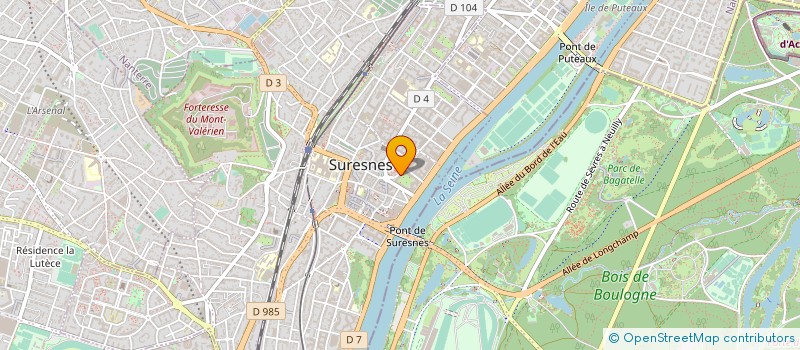 localisation de l'entreprise SYND.COPR. 26 R HECTOR FONTAINE 92 ASNIE à SURESNES