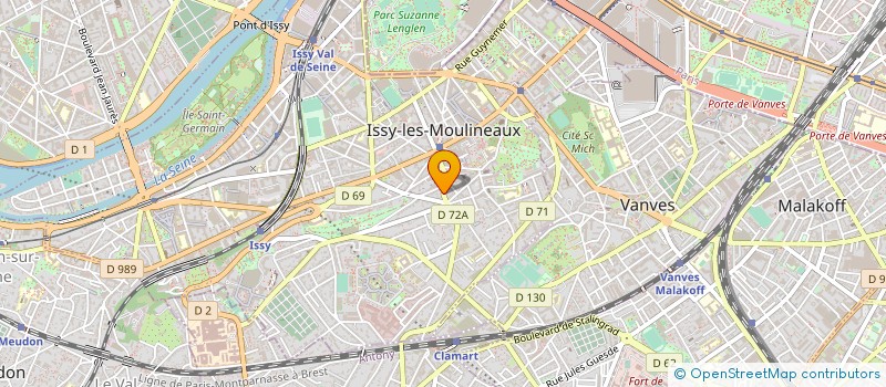 localisation de l'entreprise SYND.COPR. 26 RUE AUGUSTE GERVAIS à ISSY-LES-MOULINEAUX