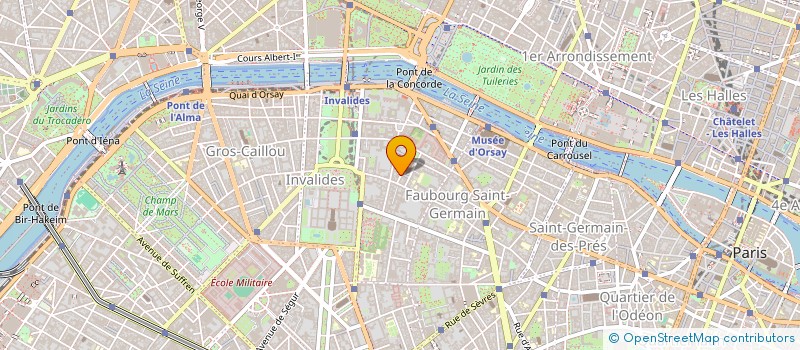 localisation de l'entreprise SYND COPR 26 RUE MARTIGNAC 75007 PARIS  PARIS