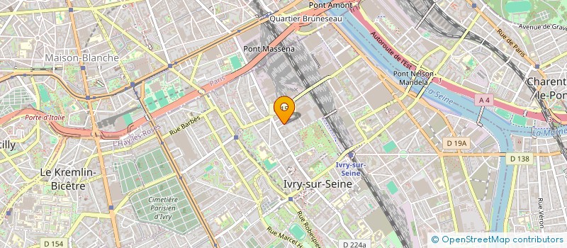 localisation de l'entreprise SYND COPR 26 RUE PASTEUR IVRY S- SEINE à IVRY-SUR-SEINE