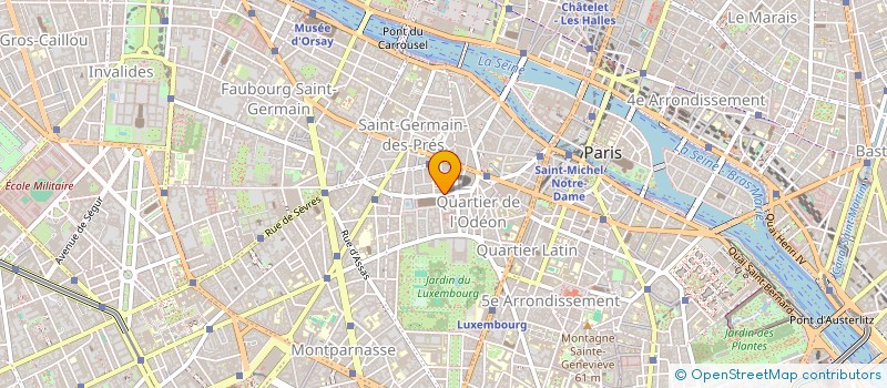 localisation de l'entreprise SYND.COPR. 26 RUE SAINT SULPICE PARIS 6  PARIS