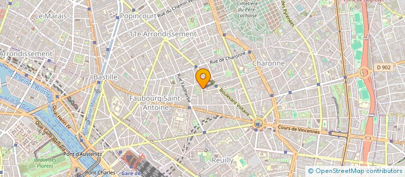 localisation de l'entreprise SYND.COPR. 26 RUE TITON 75011   PARIS RE  PARIS