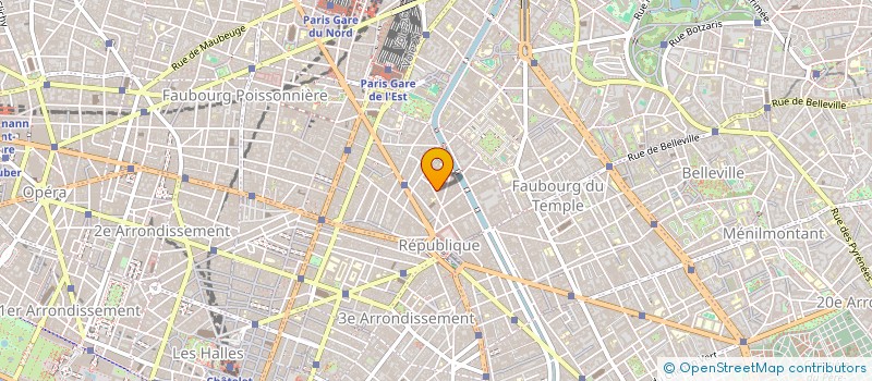 localisation de l'entreprise SYND.COPR. 26 RUE YVES TOUDIC   75010 PA  PARIS