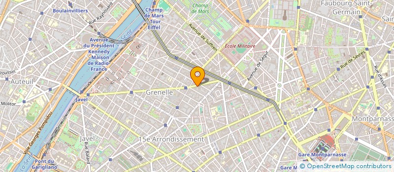 localisation de l'entreprise SYND.COPR. 267 RUE LECOURBE     PARIS 75  PARIS