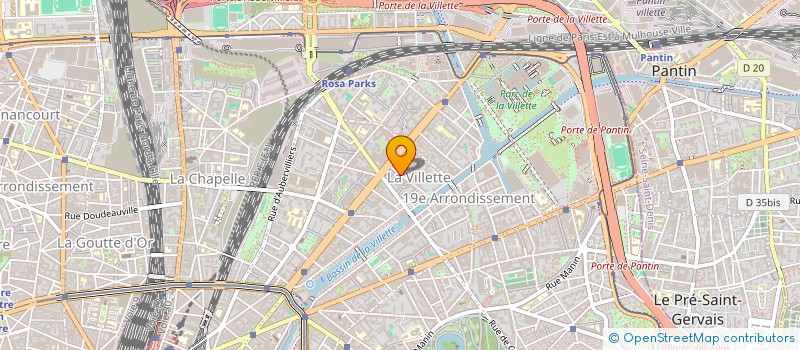 localisation de l'entreprise SYND.COPR. 26B RUE DE CHATEAU   LANDON 7  PARIS