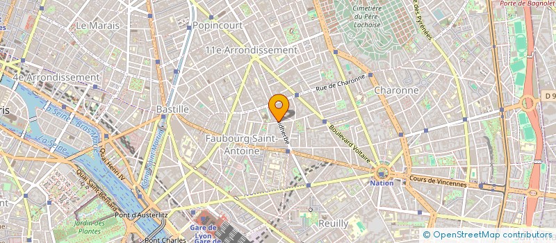 localisation de l'entreprise SYND.COPR. 27 R FAIDHERBE 75011 PARIS RE  PARIS