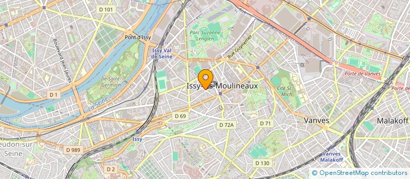 localisation de l'entreprise SYND.COPR. 27 RUE DANTON ISSY LES à ISSY-LES-MOULINEAUX