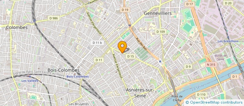 localisation de l'entreprise SYND.COPR. 27 RUE DE PLAISANCE  LA GAREN  ASNIERES-SUR-SEINE