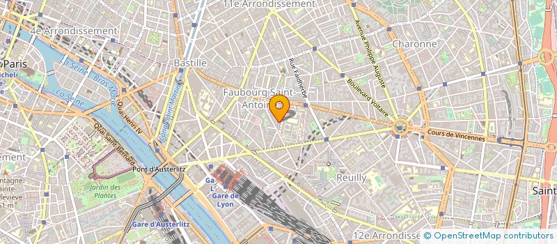 localisation de l'entreprise SYND.COPR. 27 RUE DES CITEAUX   PARIS 75  PARIS