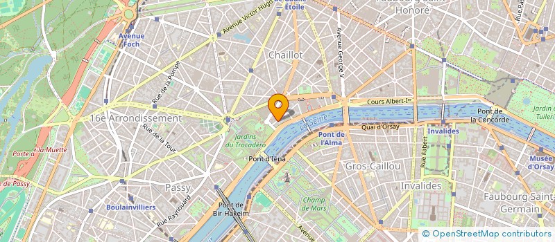 localisation de l'entreprise SYND.COPR. 27 RUE FRESNEL 75016 PARIS RE  PARIS