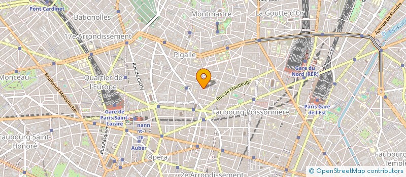 localisation de l'entreprise SYND.COPR. 27 RUE RODIER 75009  PARIS RE  PARIS