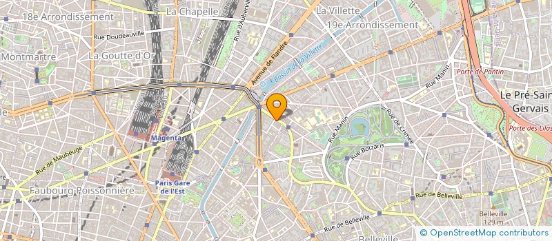 localisation de l'entreprise SYND.COPR. 28 AV SECRETAN 75019 PARIS RE  PARIS