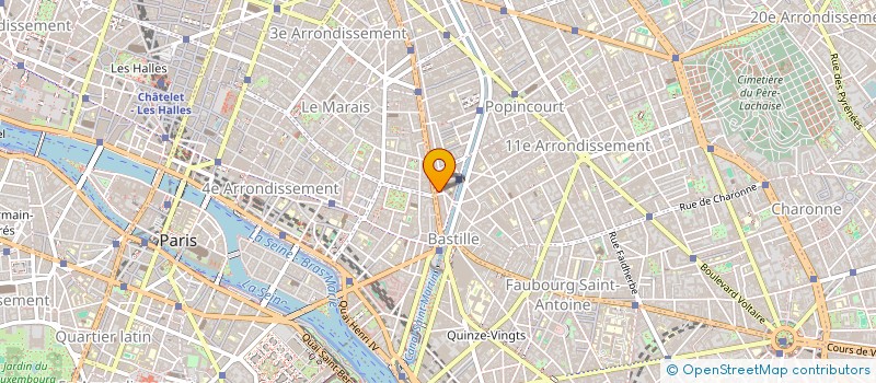 localisation de l'entreprise SYND COPR 28 BD BEAUMARCHAIS 75111  PARIS