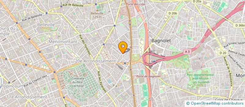 localisation de l'entreprise SYND.COPR. 28 RUE DU CAPITAINE  FERBER 7  PARIS