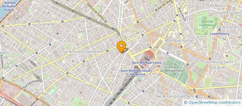 localisation de l'entreprise SYND.COPR. 28 RUE GUYNEMER 75006 PARIS R  PARIS