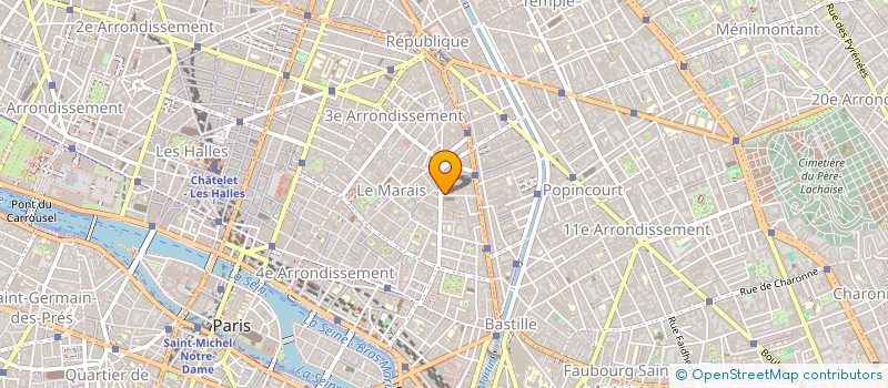 localisation de l'entreprise SYND.COPR.  28 RUE SAINT CLAUDE 75003 PA  PARIS