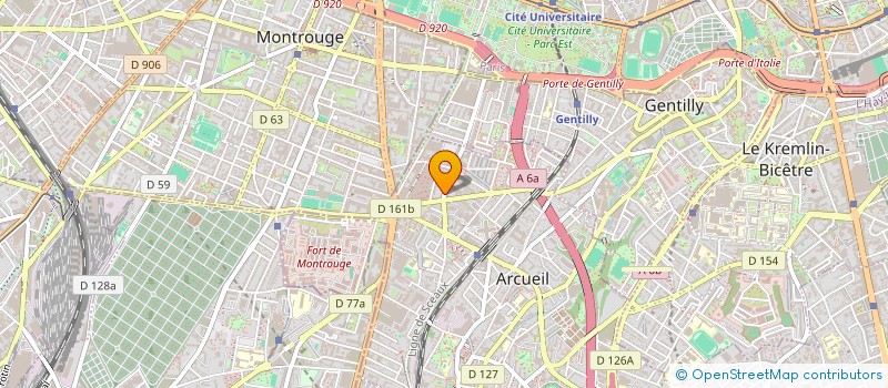 localisation de l'entreprise SYND.COPR. 29 AV DE LENINE à ARCUEIL