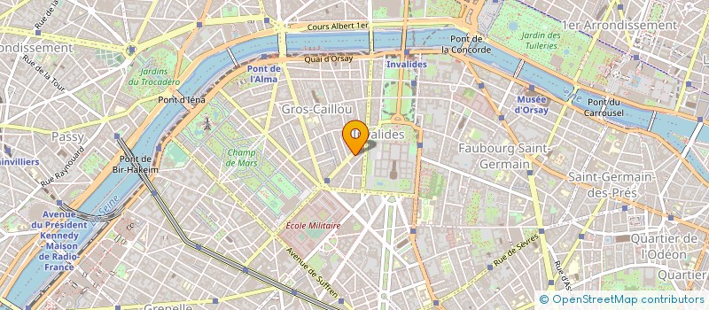 localisation de l'entreprise SYND.COPR. 29 AV DUQUESNE 75007 PARIS RE  PARIS