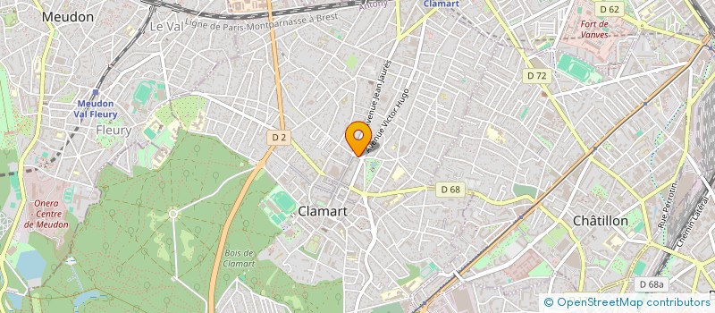 localisation de l'entreprise SYND.COPR. 29 AV GABRIEL PERI 92 CLAMA à CLAMART