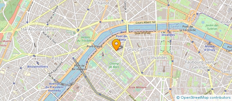 localisation de l'entreprise SYND.COPR. 29 AV LA BOURDONNAIS 75007 PA  PARIS