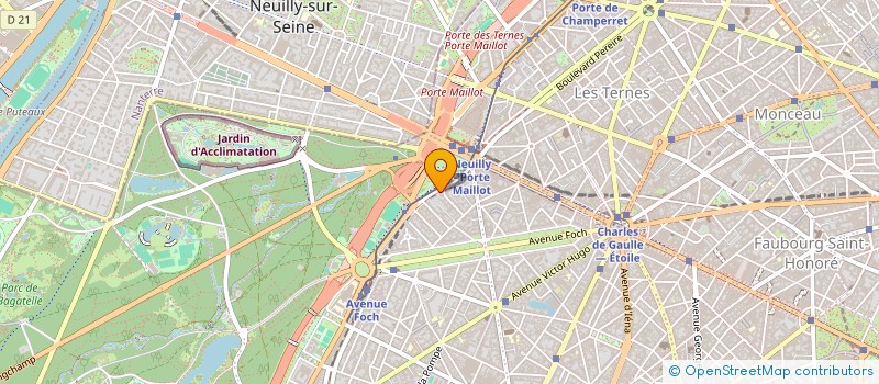 localisation de l'entreprise SYND.COPR. 29 BD DE L AMIRAL    BRUIX 75  PARIS