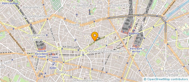 localisation de l'entreprise SYND.COPR. 29 R DE MAUBEUGE PARIS 10 REP  PARIS