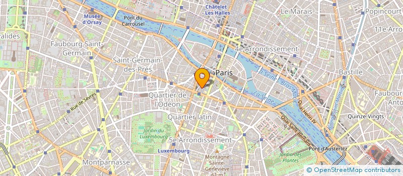 localisation de l'entreprise SYND.COPR. 29 RUE DE LA PARCHEMINERIE 75  PARIS