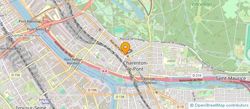 localisation de l'entreprise SYND.COPR. 29 RUE DU VAL D'OSNE 94 ST MA  CHARENTON-LE-PONT