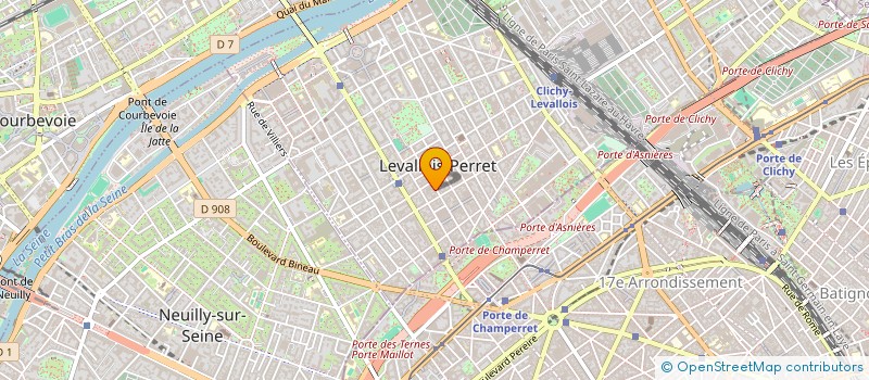 localisation de l'entreprise SYND.COPR. 29 RUE GABRIEL PERI 92 LEVAL à LEVALLOIS-PERRET