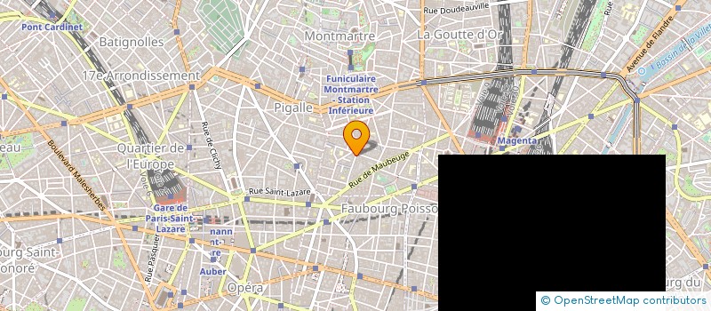 localisation de l'entreprise SYND.COPR. 29 RUE RODIER 75009  PARIS RE  PARIS