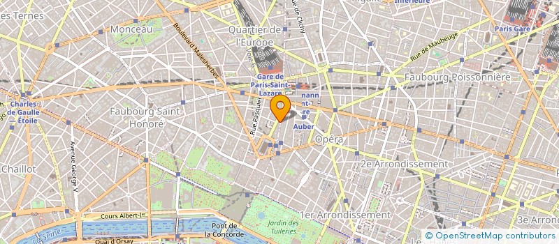 localisation de l'entreprise SYND COPR 29 RUE VIGNON 75008 PARIS  PARIS