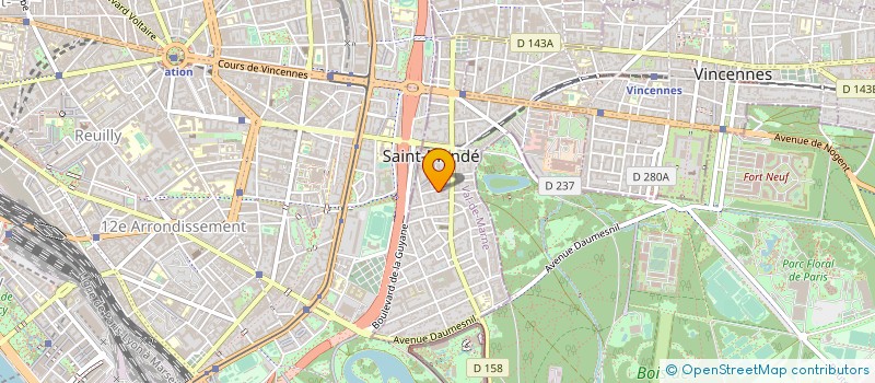 localisation de l'entreprise SYND.COPR. 3-5 RUE BERULLE 94 SAINT MA  SAINT-MANDE