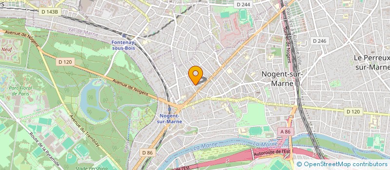 localisation de l'entreprise SYND.COPR. 3 5 RUE DU COMMANDANT MARCHAN à NOGENT-SUR-MARNE