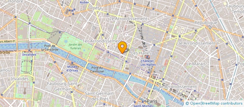 localisation de l'entreprise SYND.COPR. 3 5 RUE J.J. ROUSSEAU 75001 P  PARIS