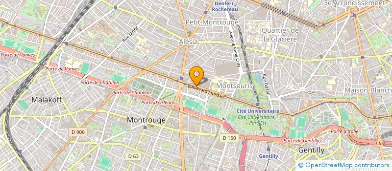 localisation de l'entreprise SYND.COPR. 3-5 RUE JOANES 75014 PARIS RE  PARIS