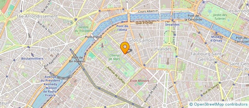 localisation de l'entreprise SYND.COPR. 3 AV. EMILE DESCHANEL 75007 P  PARIS