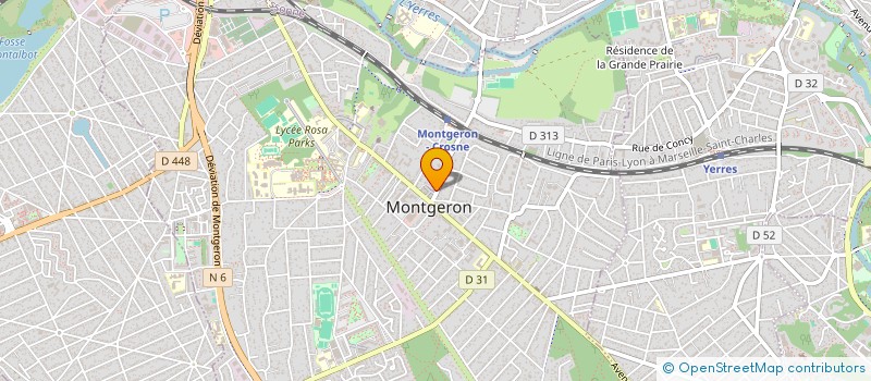 localisation de l'entreprise SYND.COPR. 3 AV. GENERAL LECLERC 91 MONT à MONTGERON