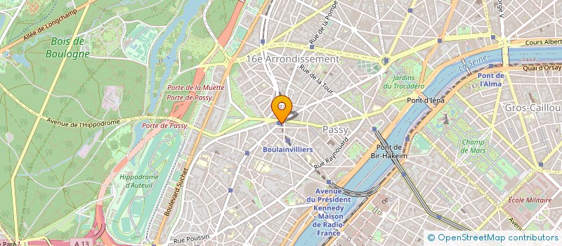 localisation de l'entreprise SYND.COPR. 3 AVE MOZART 75016   PARIS RE  PARIS