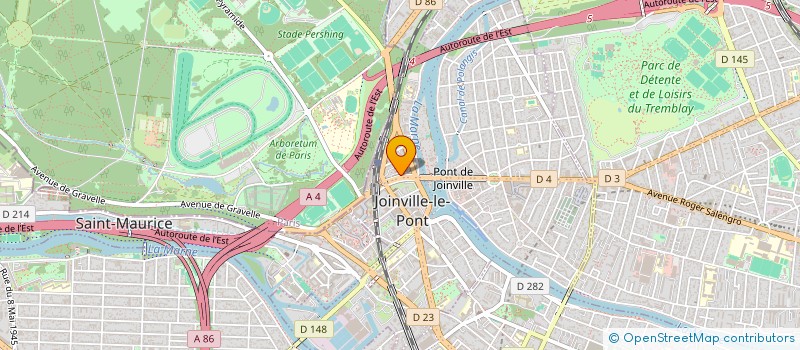 localisation de l'entreprise SYND COPR 3 BIS RUE JEAN MERMOZ  JOINVILLE-LE-PONT