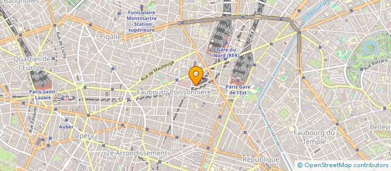 localisation de l'entreprise SYND.COPR. 3 CITE D HAUTEVILLE  PARIS 10  PARIS