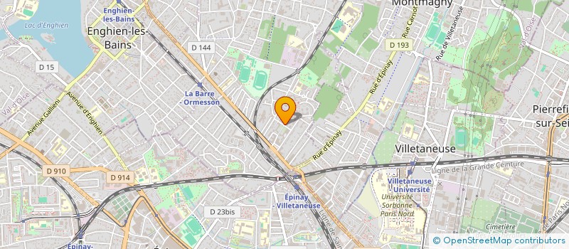 localisation de l'entreprise SYND COPR 3 GALATHEE & R ABEL FAUVEAU  DEUIL LA BARRE